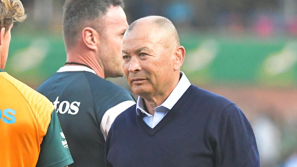 Seen here, Wallabies coach Eddie Jones in Pretoria. 