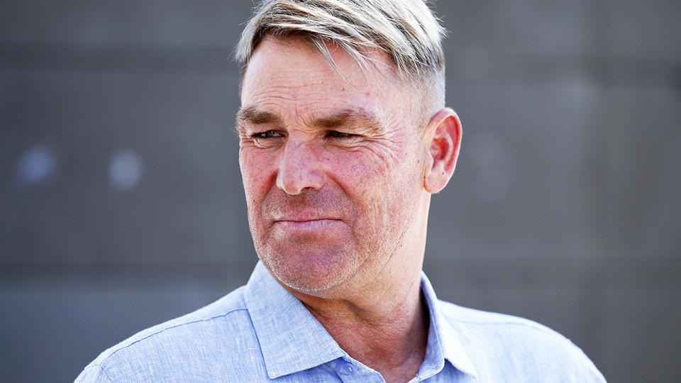 Shane Warne has hit out at the decision to rest Pat Cummins. (Photo by Daniel Pockett/Getty Images)