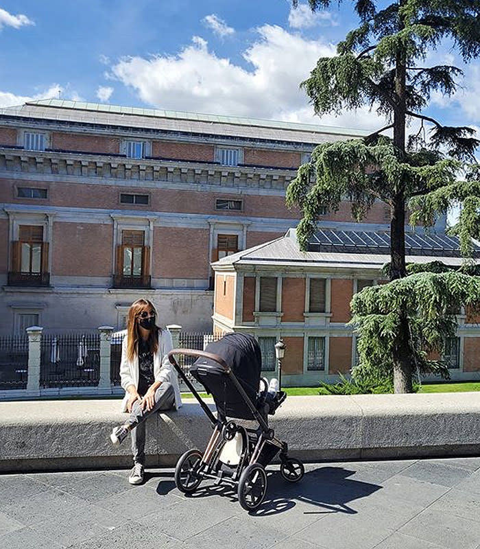 Isabel Jiménez con su hijo