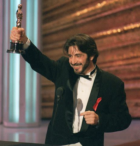HAL GARB/AFP via Getty Al Pacino at the 65th Annual Academy Awards