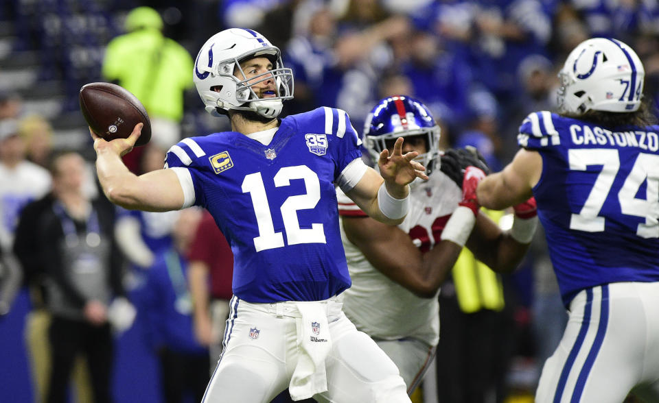 Andrew Luck is a perfect 10-0 when starting against the Tennessee Titans