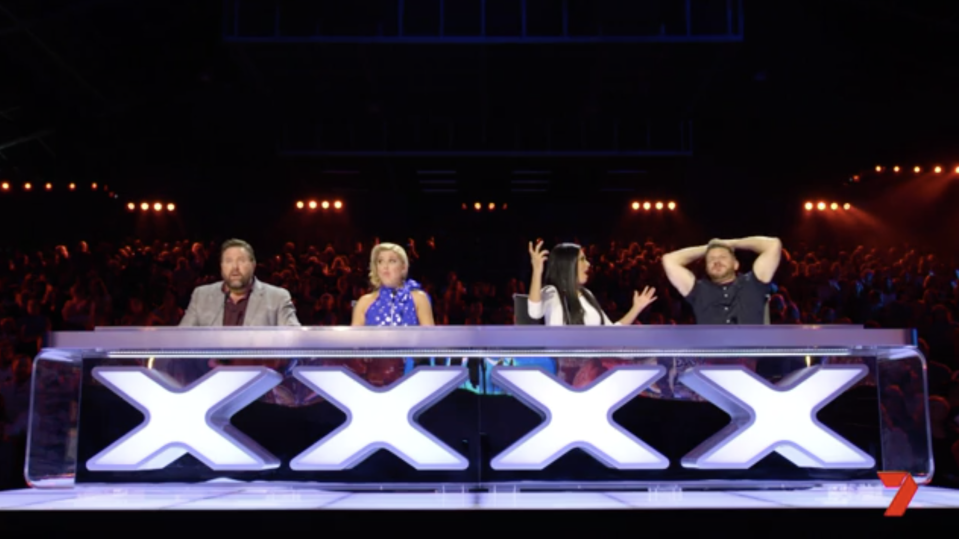 The other two judges Shane Jacobson and Lucy Durack are also absolutely gobsmacked by Apollo Jackson on AGT 2019 