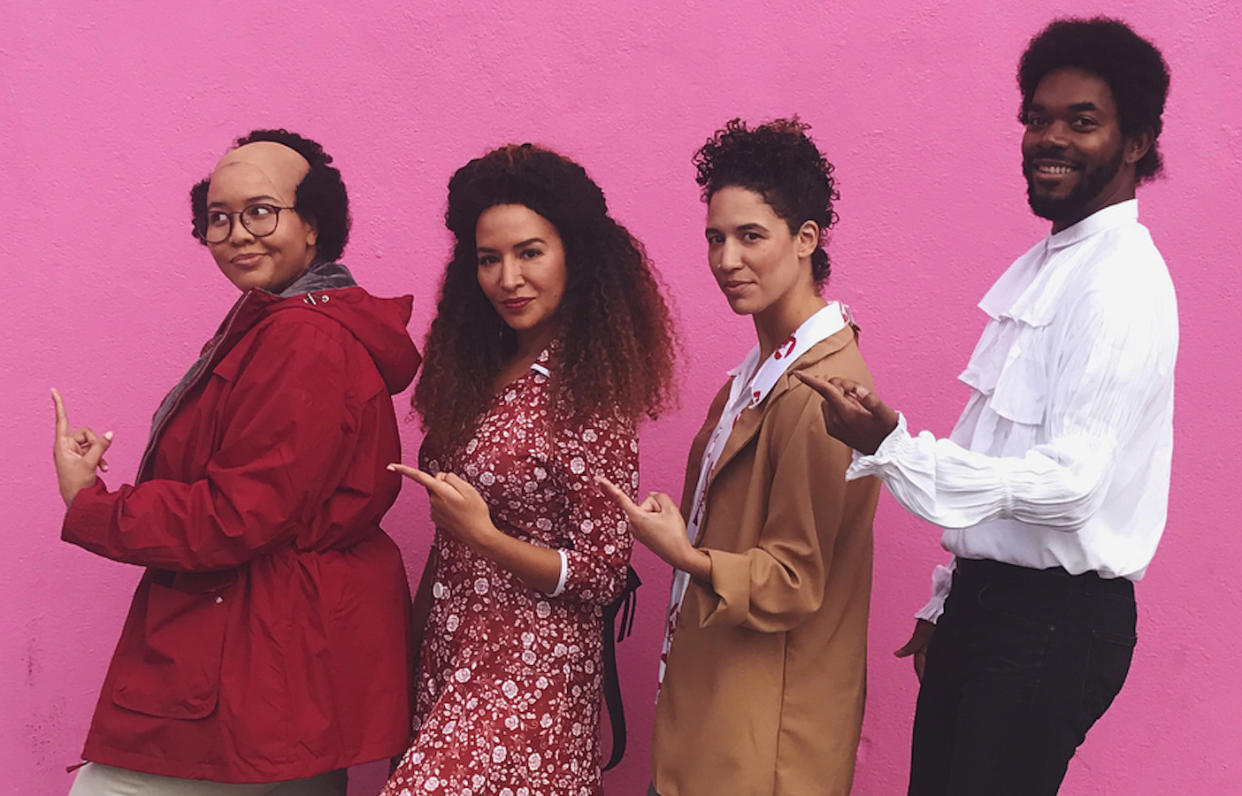 The cast of <em>Black Seinfeld</em> wins Halloween. (Photo: Instagram/GabiFresh)