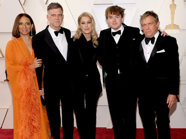 <p>Mike Coppola/Getty</p> Maya Rudolph, Paul Thomas Anderson, Sara Murphy, Cooper Hoffman and Adam Somner at the 94th Annual Academy Awards on March 27, 2022 in Hollywood, California