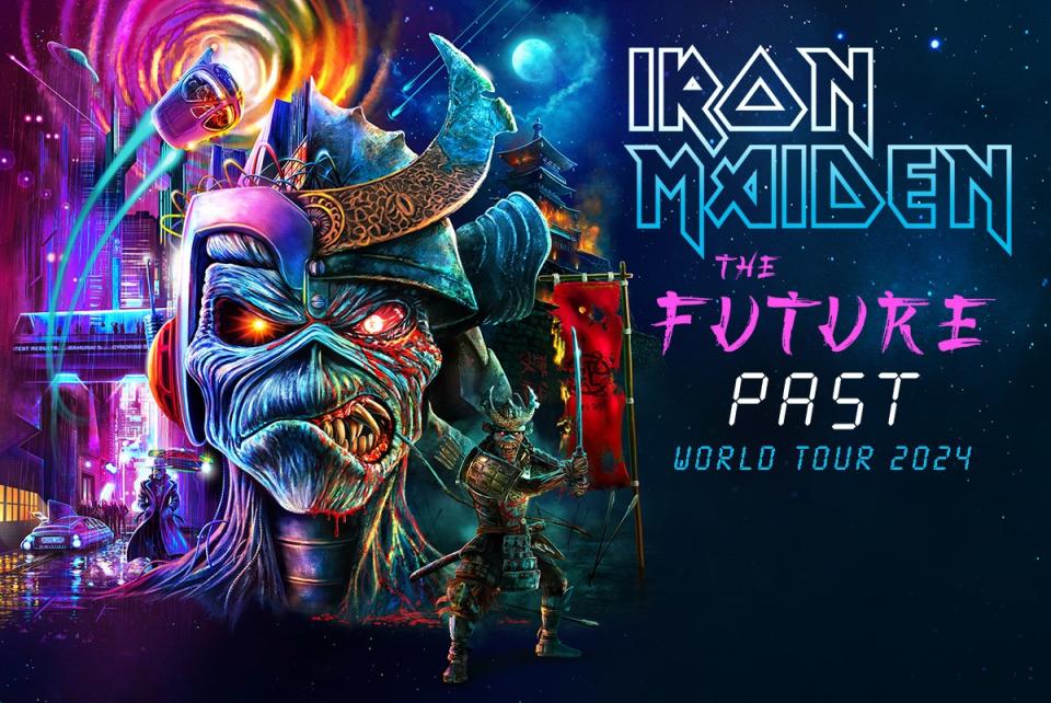 Iron Maiden Future Past 2024 poster