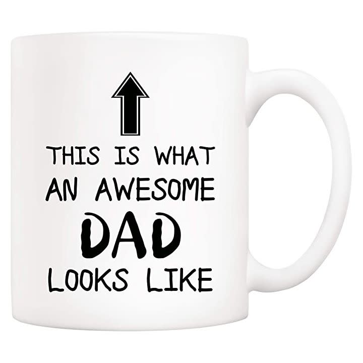 <p><a href="https://www.amazon.com/5Aup-Christmas-Gifts-Funny-Coffee/dp/B07HJ914C2?ref_=ast_sto_dp&tag=syn-yahoo-20&ascsubtag=%5Bartid%7C2164.g.43624454%5Bsrc%7Cyahoo-us" rel="nofollow noopener" target="_blank" data-ylk="slk:Shop Now;elm:context_link;itc:0;sec:content-canvas" class="link ">Shop Now</a></p><p>Awesome Dad Mug</p><p>$10.99</p><span class="copyright">Amazon</span>