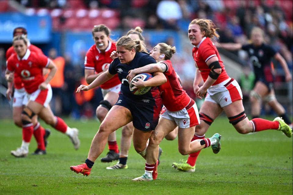 England were on the rise at times as the home side in Bristol converted the style (Getty Images)