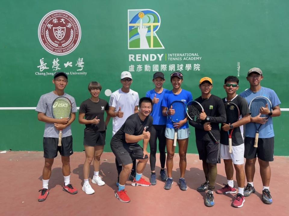 台灣網球一哥盧彥勳退休後移居台南，創設「Rendy International Tennis Academy-盧彥勳國際網球學院」，打造國際級的網球訓練平台。（記者姚正玉攝）