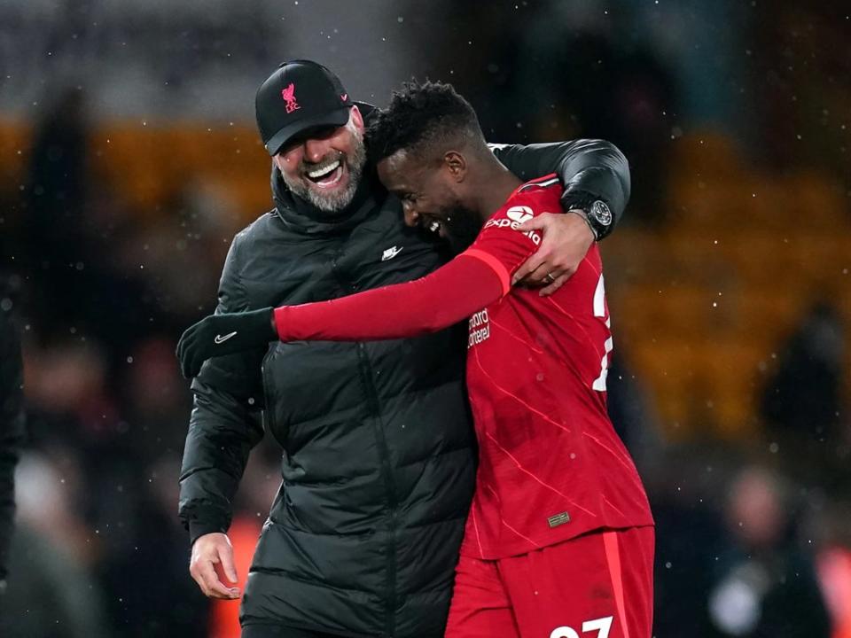 Jurgen Klopp has hailed Divock Origi  (PA Wire)