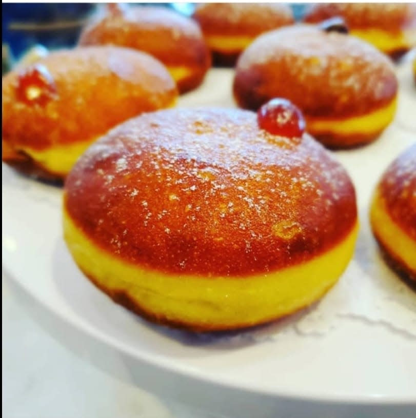 The sufganiyot at Patisserie Florentine in Englewood and Closter.