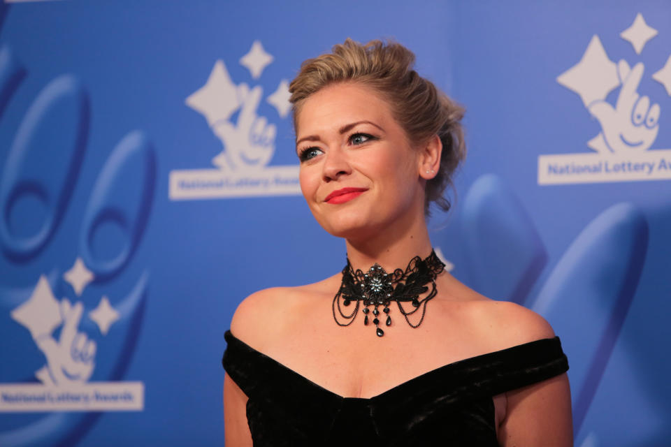 Suzanne Shaw arriving at The National Lottery Awards 2017 at The London Studios on September 18, 2017 in London, England. (Photo by Claire Greenway/Getty Images)