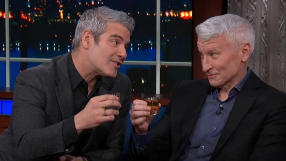 Andy Cohen and Anderson Cooper