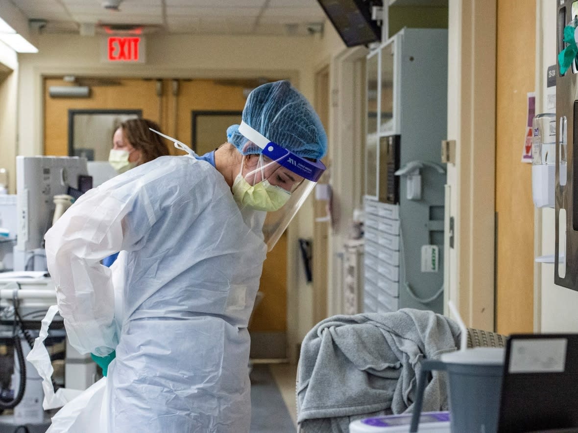 Saskatchewan's hospitalization rate has steadily risen over the past several weeks, reaching 150 on Saturday. (Joseph Prezioso/AFP/Getty Images - image credit)