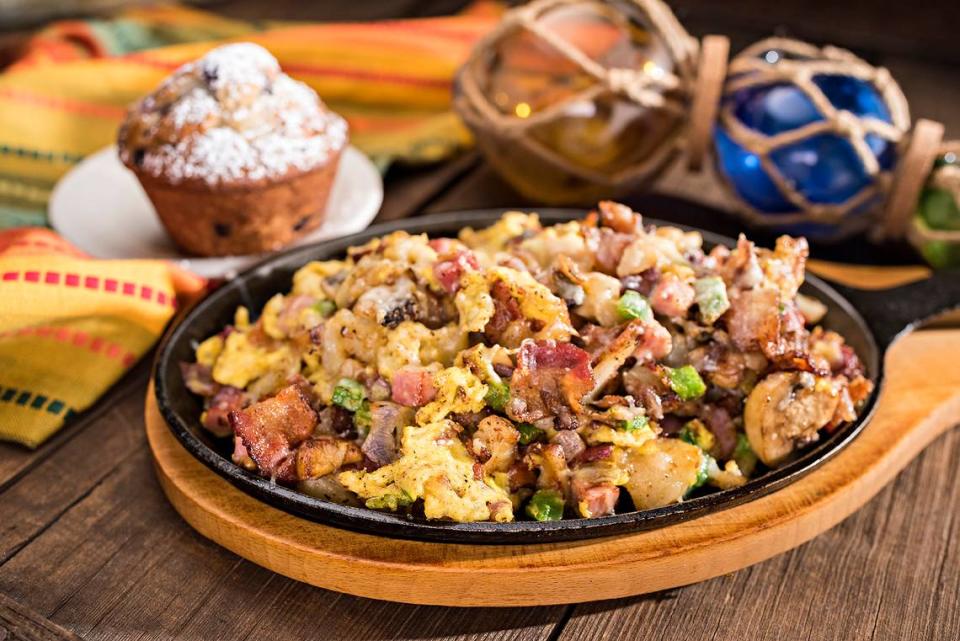 The Mississippi Skillet at Huckleberry’s Breakfast and Lunch is one of the most popular entrees at the Southern-themed restaurant. It just opened its newest location in Fresno.