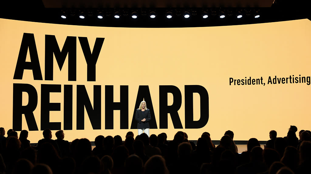  Amy Reinhard at Netflix upfront. 
