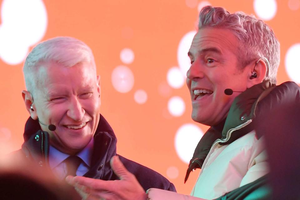 <p>Andrew H. Walker/Shutterstock </p> Anderson Cooper and Andy Cohen