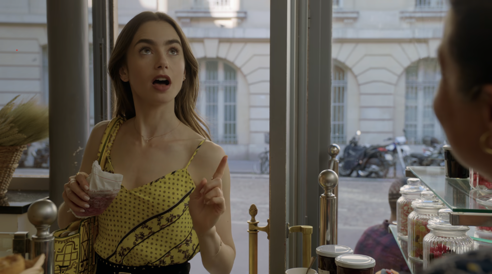 Screenshot from "Emily in Paris"