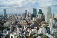<p>A view from Tokyo Tower. (Photo: Michael Walsh/Yahoo News) </p>