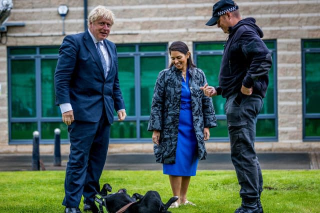 Boris Johnson And Priti Patel Visit North Yorkshire