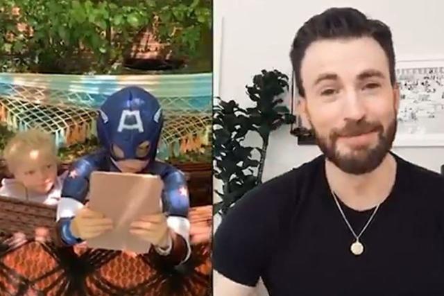 Chris Evans le regalará un escudo del Capitán América al niño que salvó a  su hermana del ataque de un perro