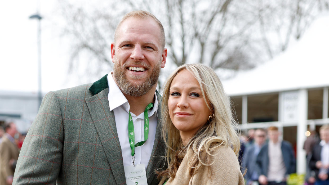 James Haskell and Chloe Madeley are expecting their first child this summer. (Getty)