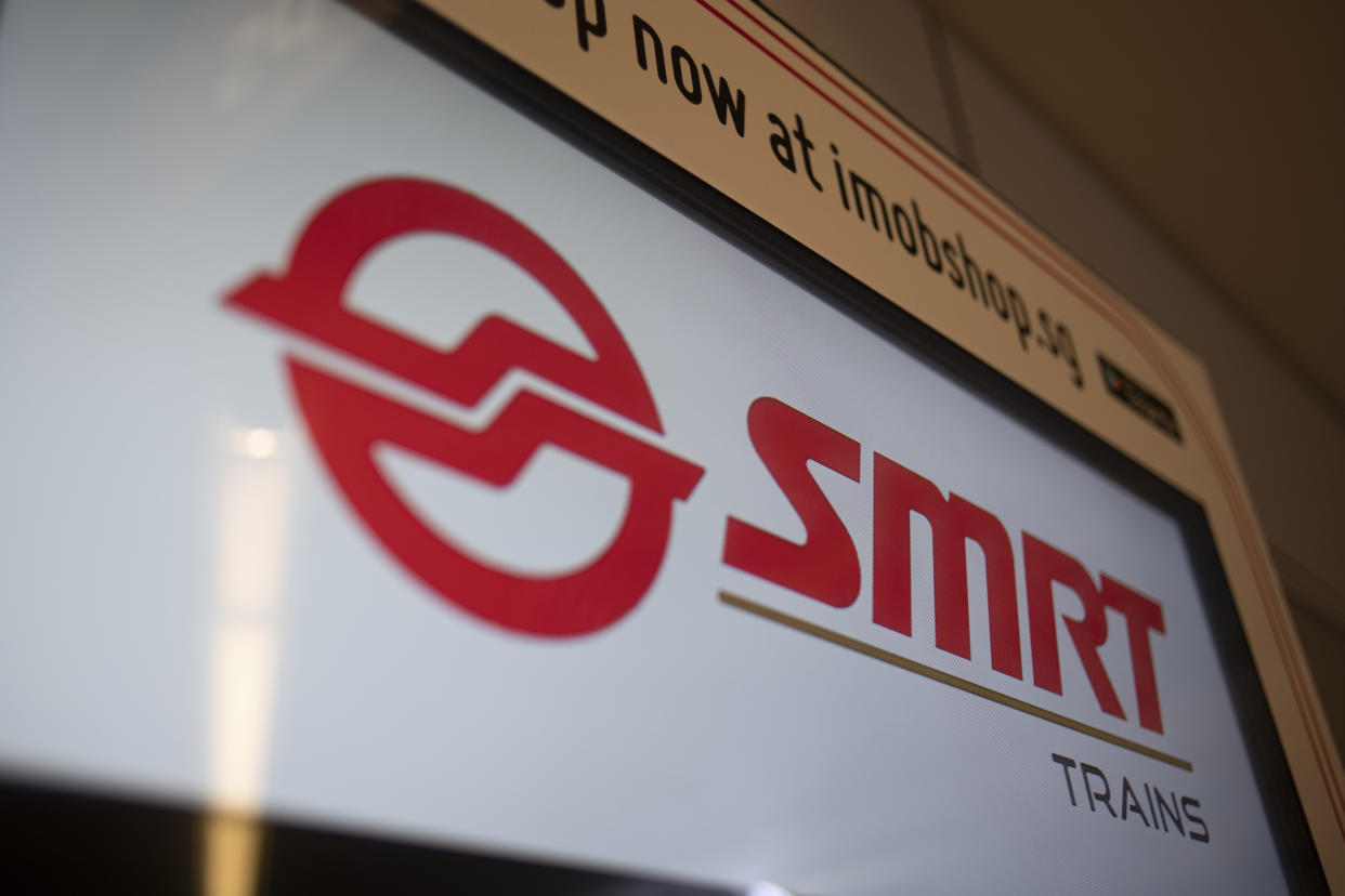 SMRT Corporation Limited logo. (PHOTO: Yichuan Cao/Nur via Getty Images)