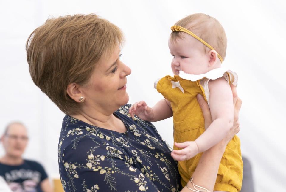 The First Minister’s Programme for Government plans include an increase to the Scottish child payment (Jane Barlow/PA) (PA Wire)