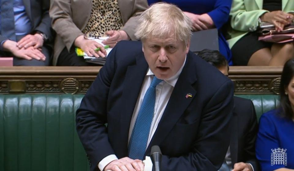 Prime minister Boris Johnson made the comments shortly after P&O announced a compensation package for the sacked workers. Photo: House of Commons/PA Images via Getty Images