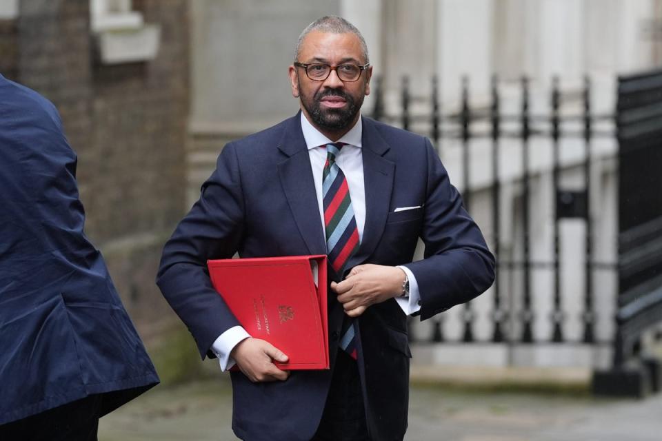 Home Secretary James Cleverly has said that the Rwanda Act is ‘robust’ (PA Wire)