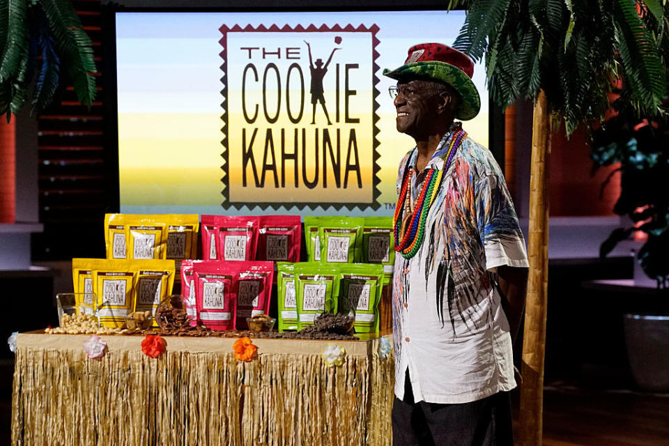 Wally Amos on "Shark Tank"