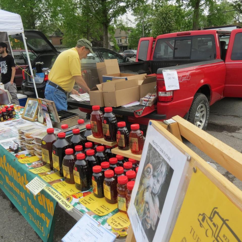 McCormack Apiaries is a regular at the Beaver Farmers Market each Saturday.