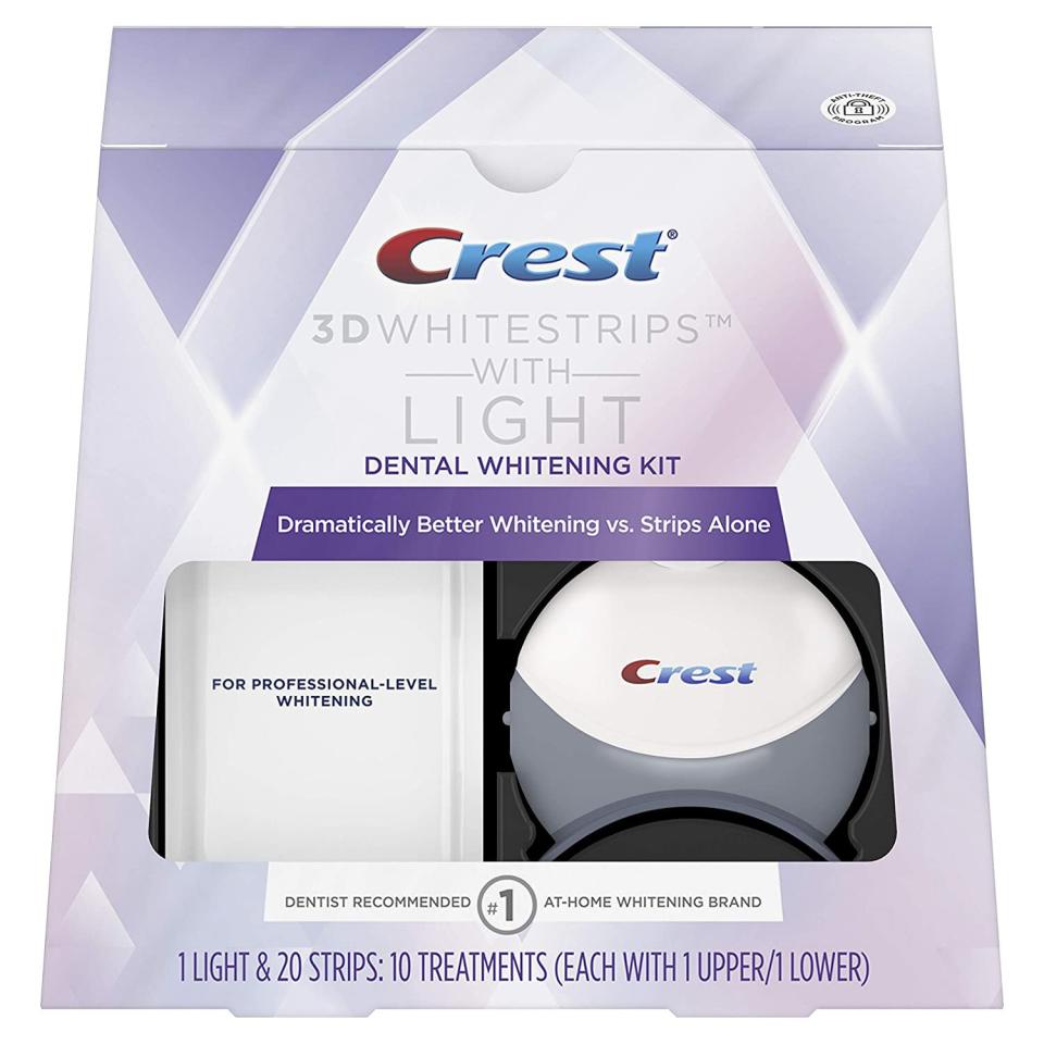 crest whitestrips and electric toothbrush