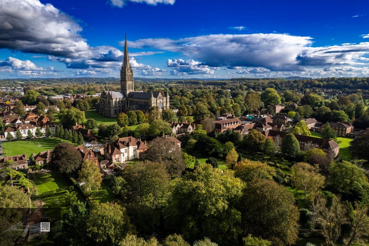 Salisbury Cathedral <i>(Image: Steve Aley Drone Photography)</i>