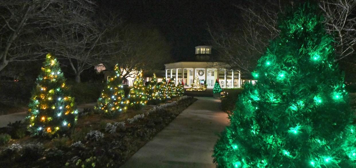 Image from the 2022 Holidays at the Garden at Daniel Stowe Botanical Garden.