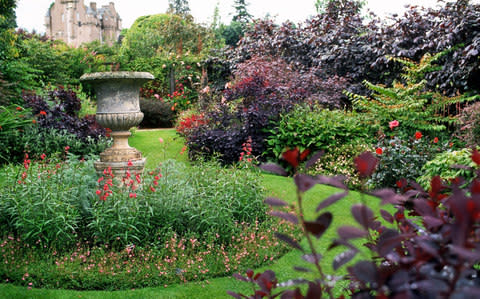 Red Garden at Crathes Castle - Credit: Andrea Jones/Garden Exposures Photo Library