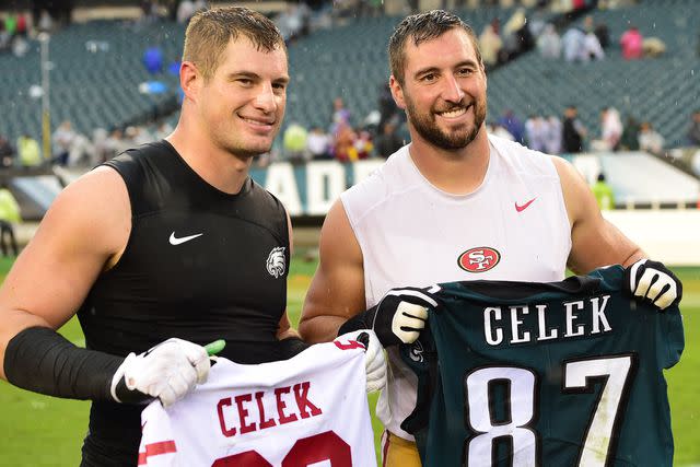 Andy Lewis/Icon Sportswire via Getty Brent and Garrett Celek