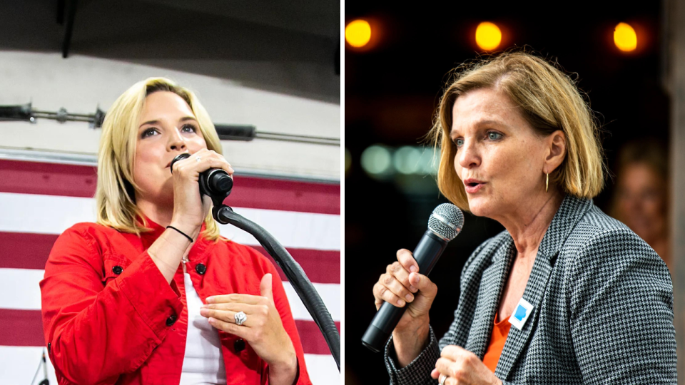 Ashley Hinson and Liz Mathis are competing in a tight race for Iowa's 2nd District.