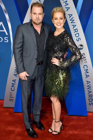 <p>John Shearer/WireImage</p> Kyle Jacobs and Kellie Pickler in Nov. 2017