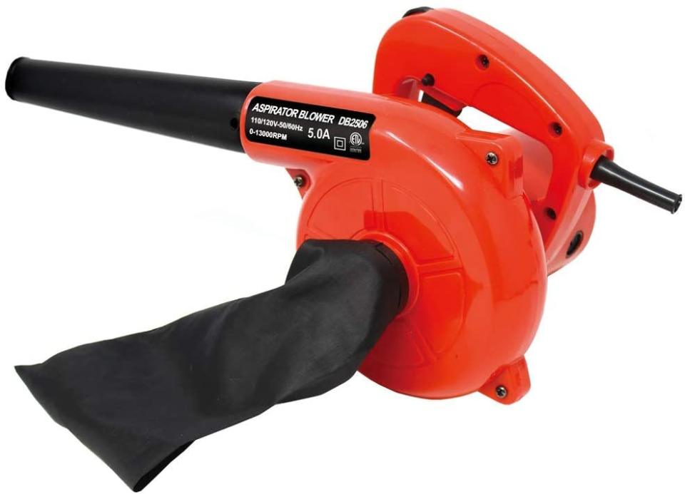 Toolman Corded Electric Compact Leaf Blower Sweeper Vacuum Cleaner, Best Leaf vacuums