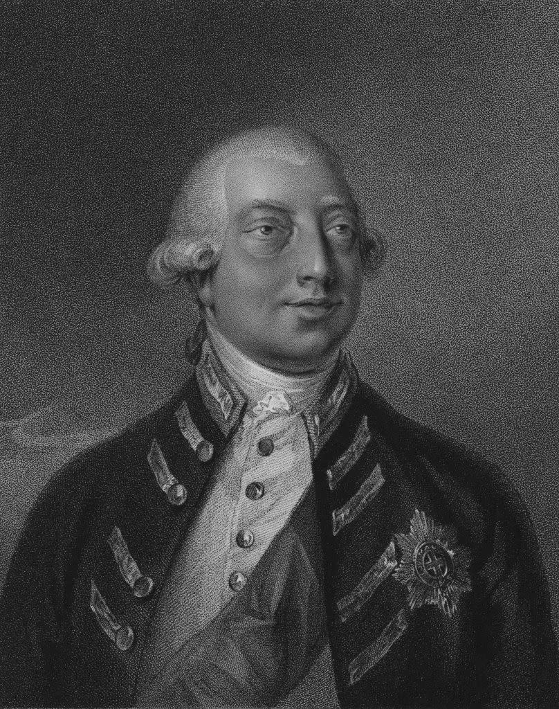 british king george iii posing and smiling for a portrait