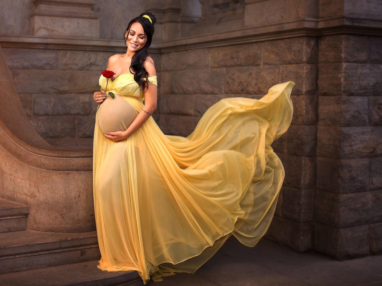 Pregnant Disney Princess Photo Shoot