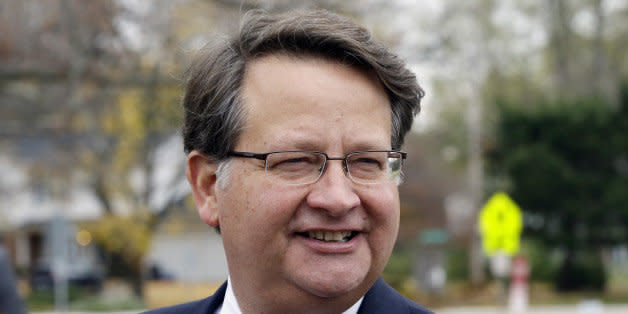 Michigan Democratic Senate candidate Gary Peters is seen after voting in Bloomfield Hills, Mich., Tuesday, Nov. 4, 2014. Peters is running against Republican Terri Lynn Land for the seat of retiring Democrat Carl Levin. (AP Photo/Carlos Osorio) (Photo: )