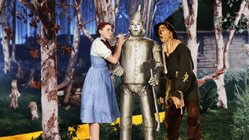 The original Tin-Man was hospitalised after an allergic reaction to the silver make-up (Credit: MGM)