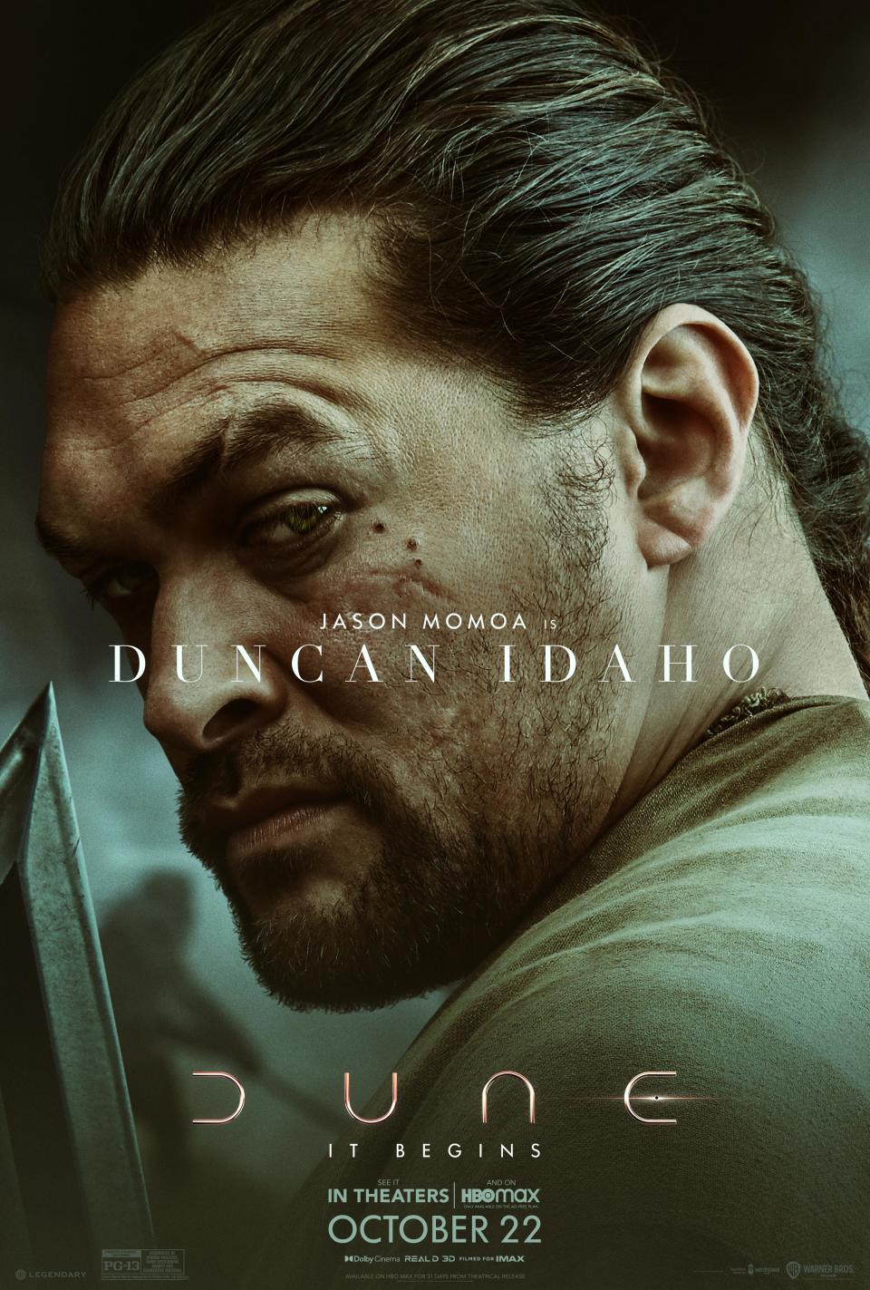 Jason Momoa as Duncan Idaho - Credit: Warner Bros via Twitter