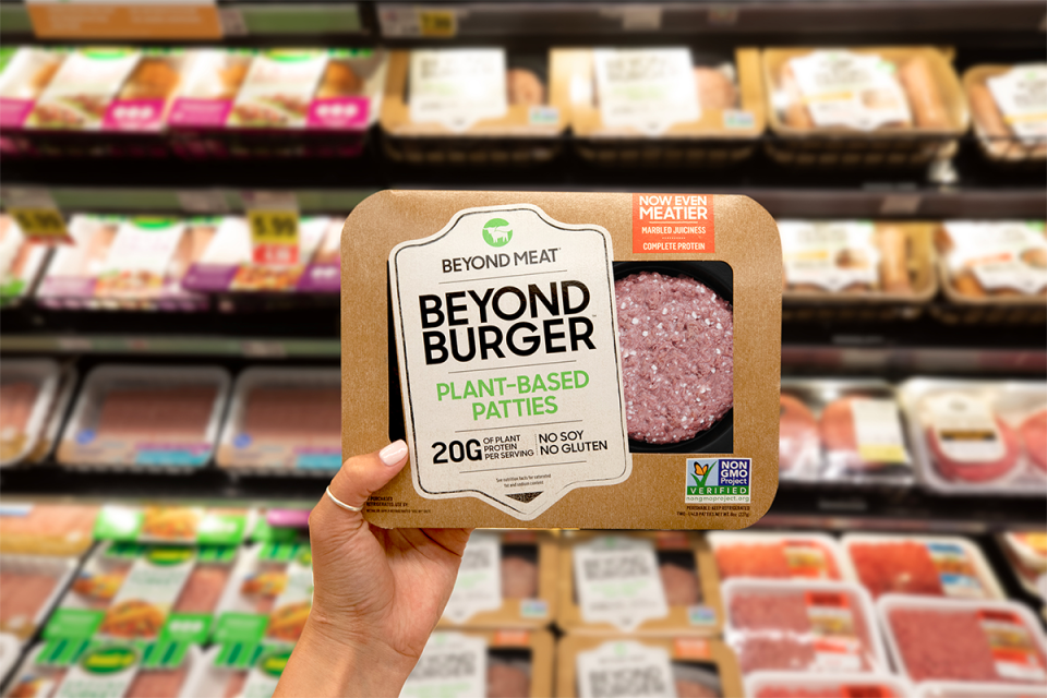 Beyond Meat's new burger. Source: Beyond Meat