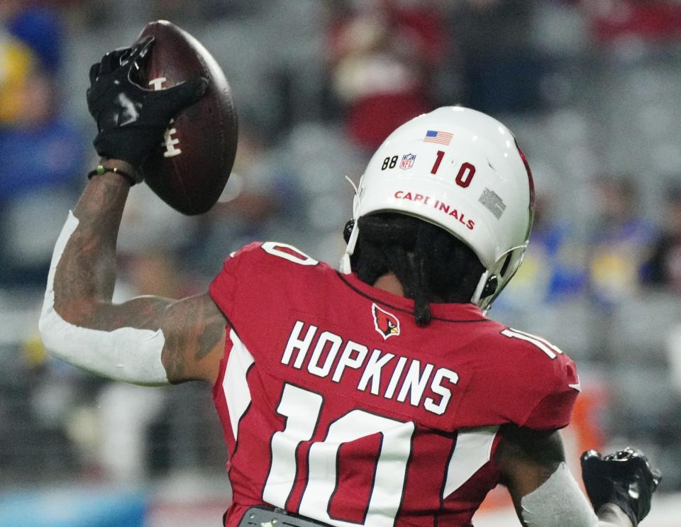 The Arizona Cardinals' DeAndre Hopkins has been suspended for the first six games of the 2022 NFL season.