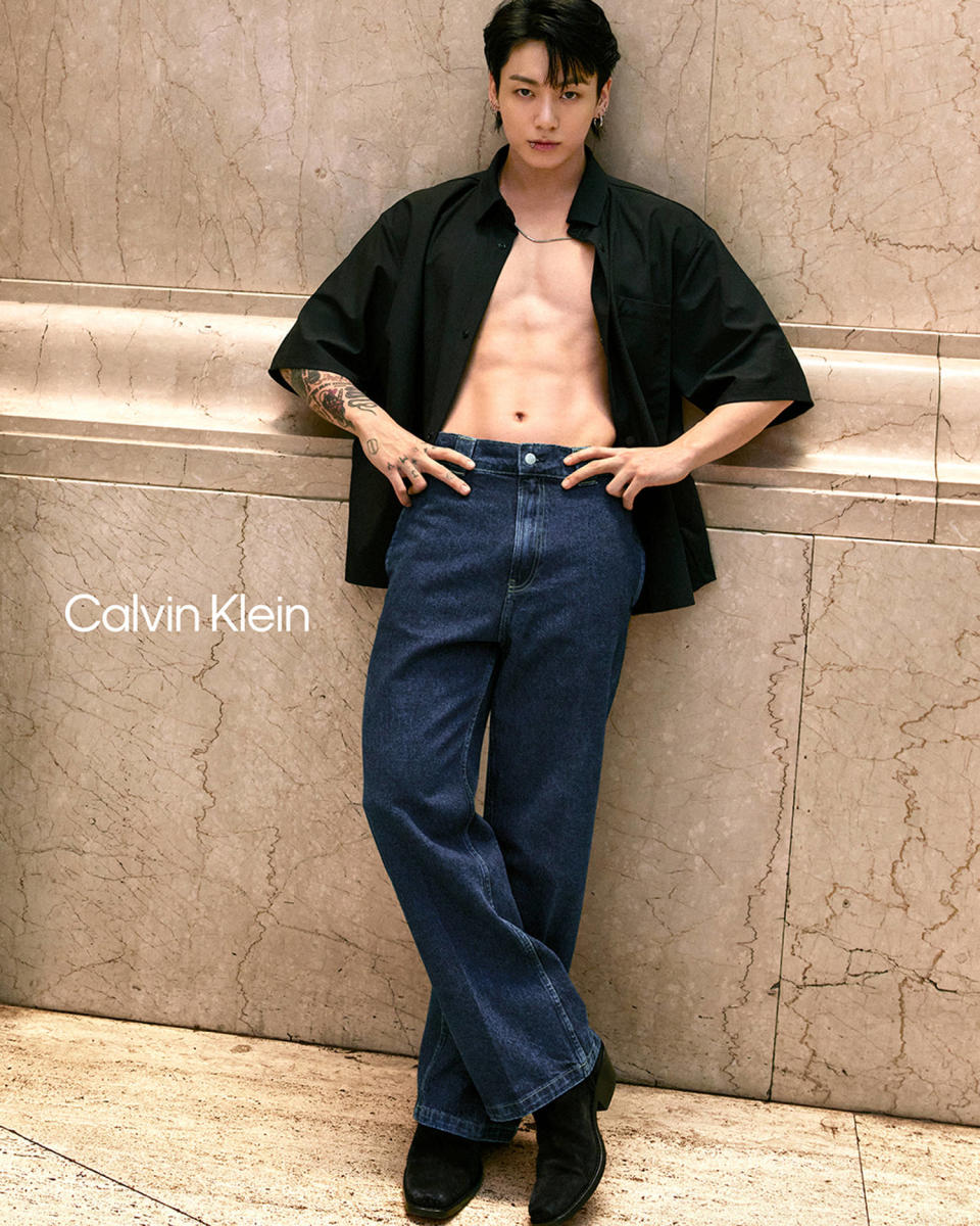 Jungkook in Calvin Klein campaign. (Courtesy Mert Alas)