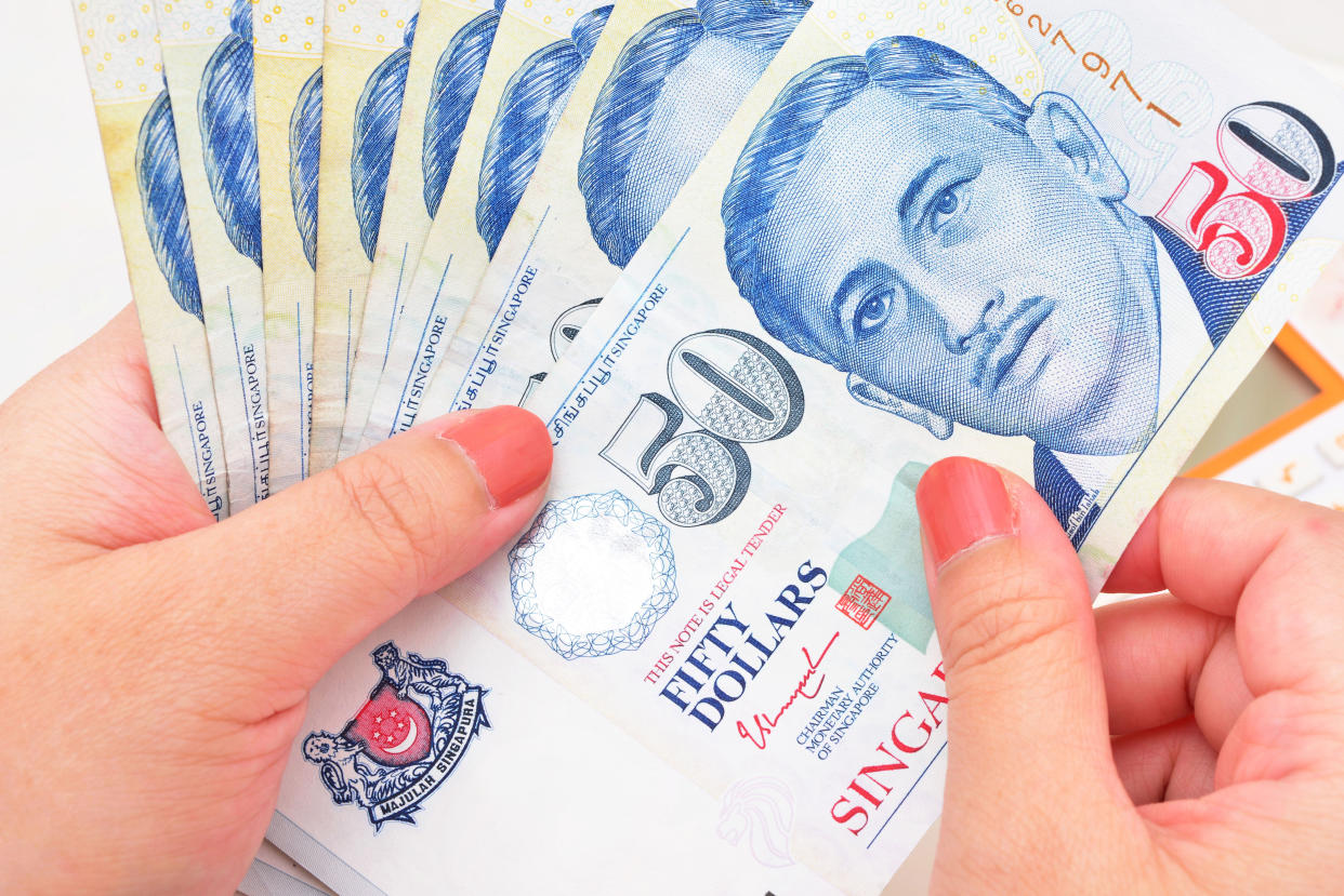 File photo of Singapore’s currency. (PHOTO: Getty Images)