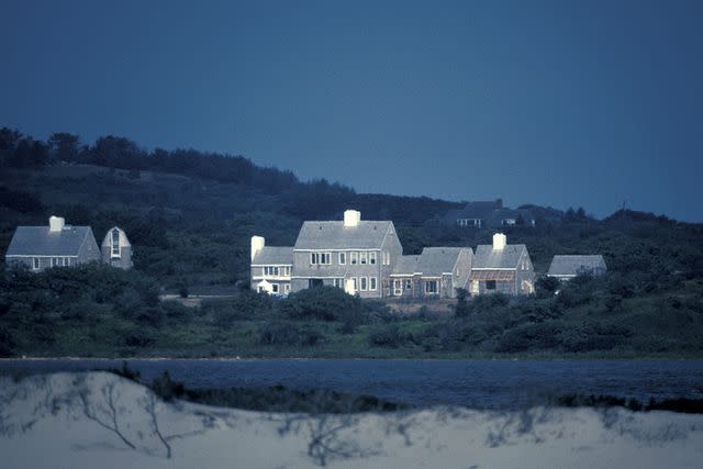 <p>Ron Galella/Ron Galella Collection via Getty Images</p> Jackie O's home on Martha's Vineyard