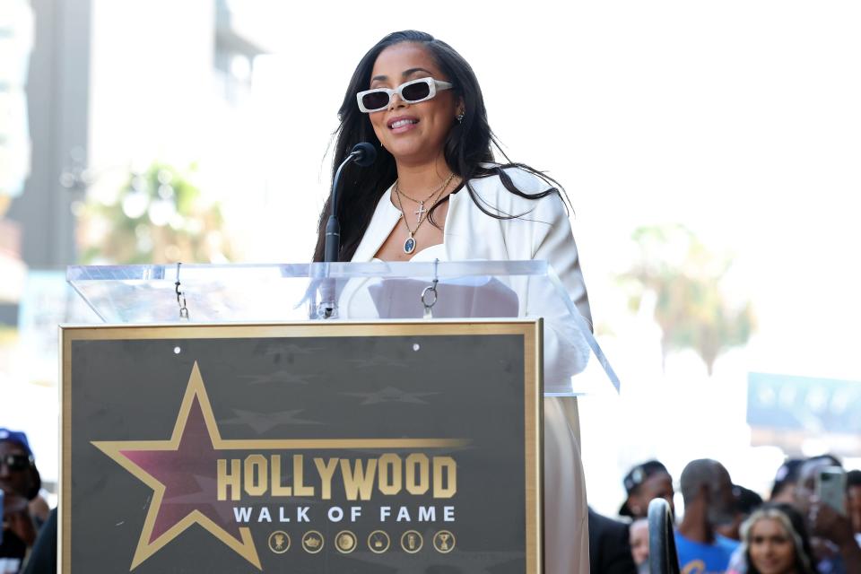 Lauren London, Hussle's partner, thanked the Hollywood Chamber of Commerce for "honoring a visionary" and hoped people would find inspiration from Hussle's star.